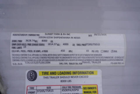 2026 Sunset Park RV Sun Lite