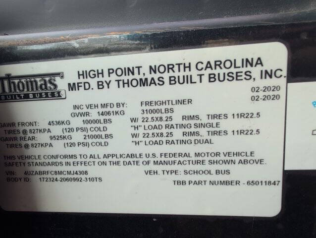 2021 Freightliner B2 Chassis
