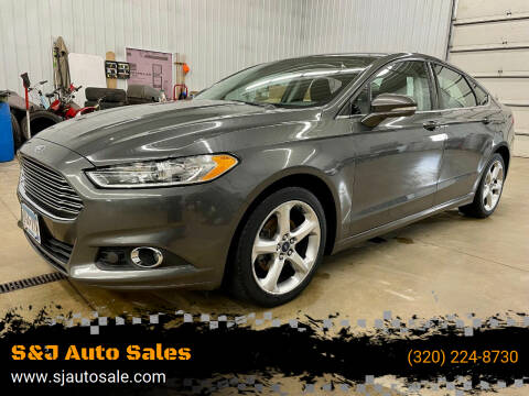 2016 Ford Fusion for sale at S&J Auto Sales in South Haven MN