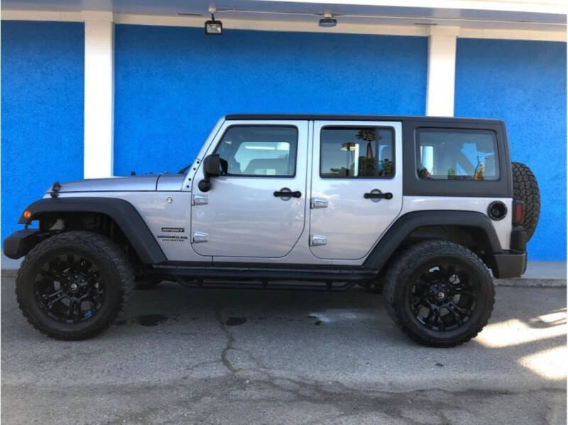 2016 Jeep Wrangler Unlimited for sale at Khodas Cars in Gilroy CA