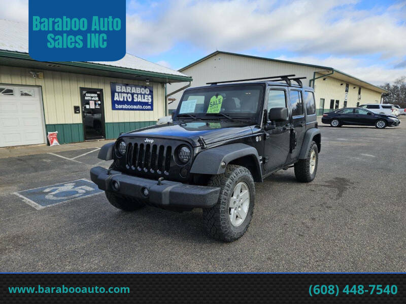 2018 Jeep Wrangler JK Unlimited for sale at Baraboo Auto Sales INC in Baraboo WI