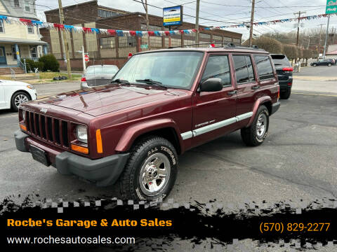 2001 Jeep Cherokee for sale at Roche's Garage & Auto Sales in Wilkes-Barre PA
