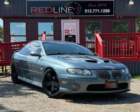 2006 Pontiac GTO for sale at REDLINE AUTO SALES LLC in Cedar Creek TX