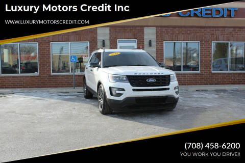 2016 Ford Explorer for sale at Luxury Motors Credit Inc in Bridgeview IL
