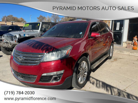 2013 Chevrolet Traverse for sale at PYRAMID MOTORS AUTO SALES in Florence CO