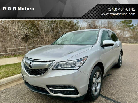 2015 Acura MDX for sale at R & R Motors in Waterford MI