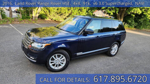 2016 Land Rover Range Rover for sale at Carlot Express in Stow MA