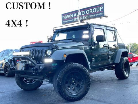 2011 Jeep Wrangler Unlimited for sale at Divan Auto Group in Feasterville Trevose PA