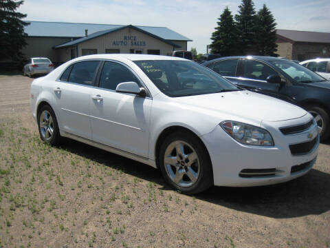 2010 Chevrolet Malibu for sale at Rice Auto Sales in Rice MN