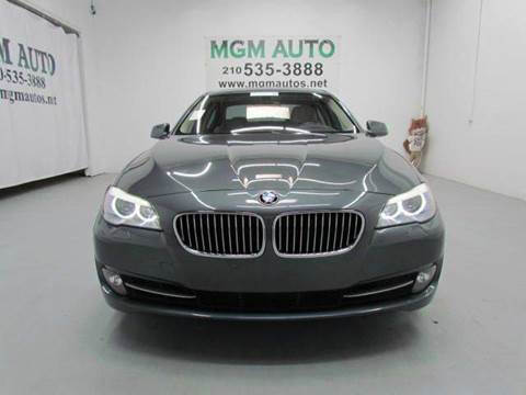 2012 BMW 5 Series for sale at MGM Auto in San Antonio, TX