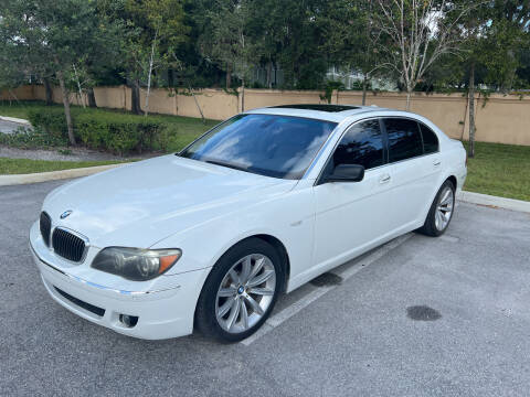 2008 BMW 7 Series for sale at Eden Cars Inc in Hollywood FL