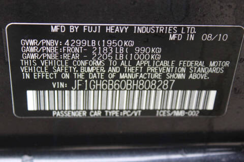 2011 Subaru Impreza 2.5i Premium