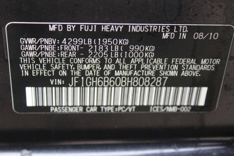 2011 Subaru Impreza 2.5i Premium