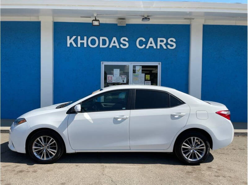 2015 Toyota Corolla for sale at Khodas Cars in Gilroy CA