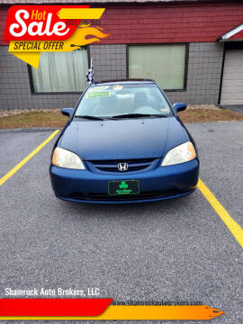 2001 Honda Civic for sale at Shamrock Auto Brokers, LLC in Belmont NH