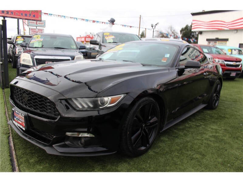 2015 Ford Mustang for sale at MERCED AUTO WORLD in Merced CA