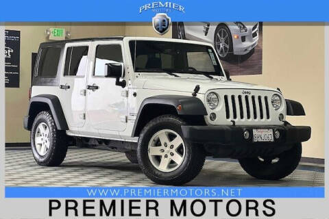 2017 Jeep Wrangler Unlimited for sale at Premier Motors in Hayward CA