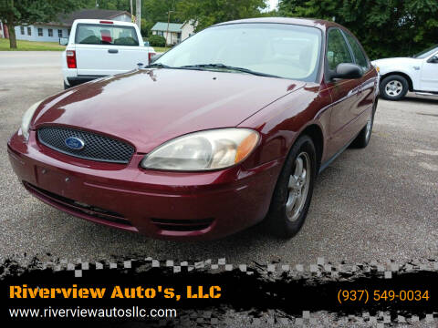 2005 Ford Taurus for sale at Riverview Auto's, LLC in Manchester OH