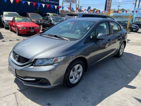 2013 Honda Civic for sale at FJ Auto Sales North Hollywood in North Hollywood CA