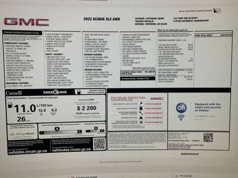 2022 GMC Acadia