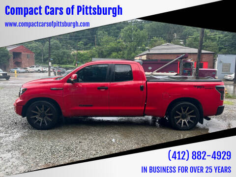 2011 Toyota Tundra for sale at Compact Cars of Pittsburgh in Pittsburgh PA