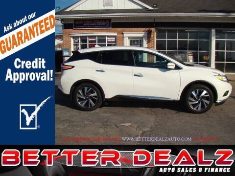 2018 Nissan Murano for sale at Better Dealz Auto Sales & Finance in York PA