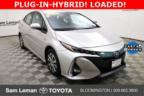 2018 Toyota Prius Prime for sale at Sam Leman Mazda in Bloomington IL