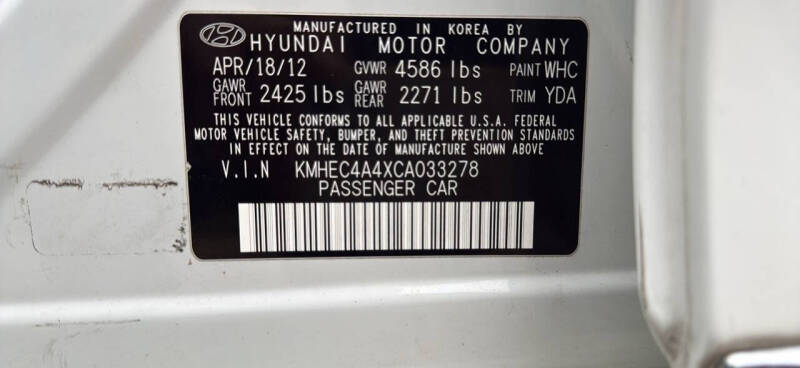 2012 Hyundai Sonata Hybrid