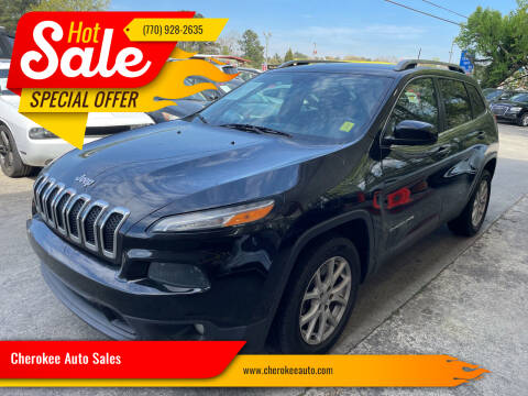 2018 Jeep Cherokee for sale at Cherokee Auto Sales in Acworth GA
