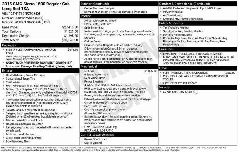 2015 GMC Sierra 1500