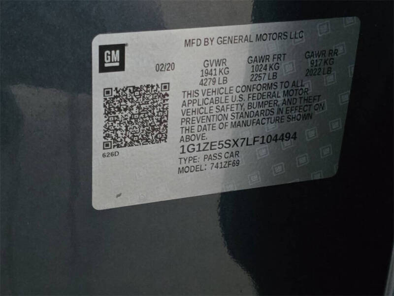 2020 Chevrolet Malibu Premier