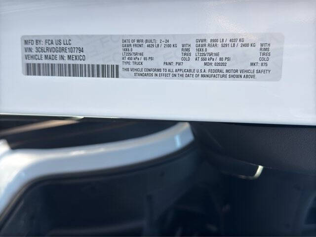 2024 RAM ProMaster