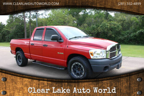 2008 Dodge Ram 1500 for sale at Clear Lake Auto World in League City TX