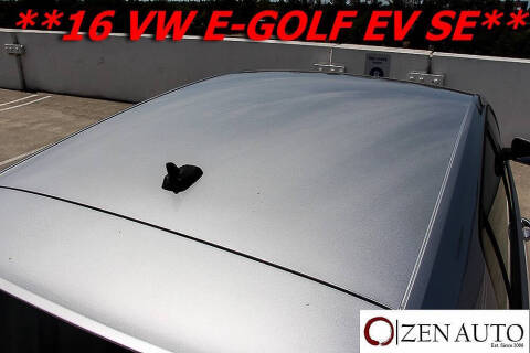 2016 Volkswagen e-Golf SE