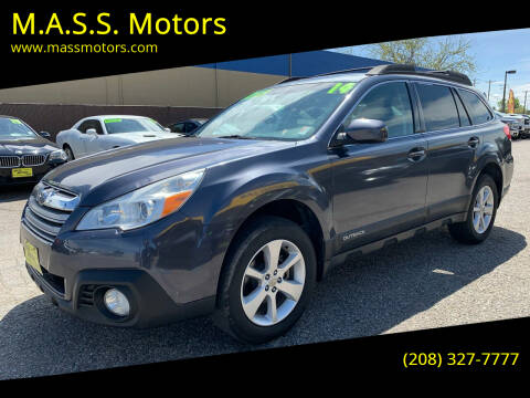 2014 Subaru Outback for sale at M.A.S.S. Motors in Boise ID