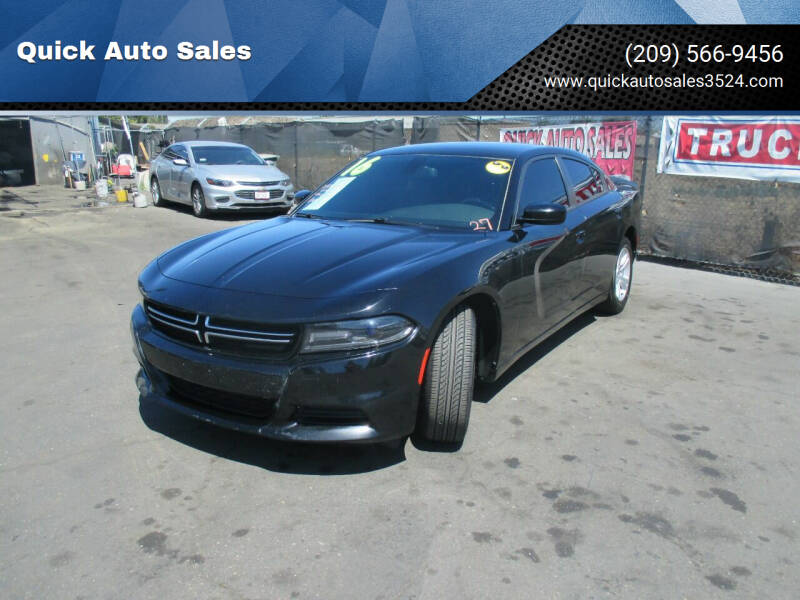 2016 Dodge Charger for sale at Quick Auto Sales in Modesto CA