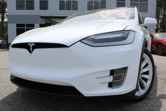 Solid White 2016 Tesla Model X 75D AWD 75D 4dr SUV 2