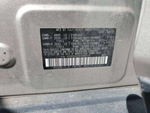 2017 Subaru Outback 2.5i