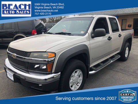 2006 Chevrolet Colorado for sale at Beach Auto Sales in Virginia Beach VA