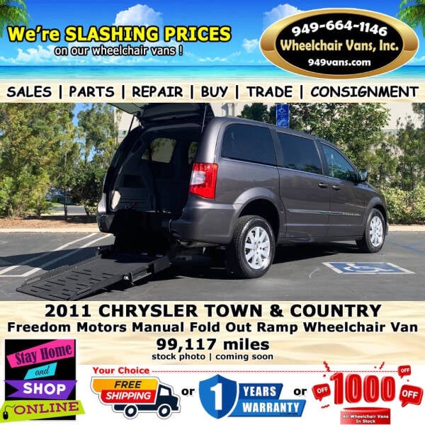 2011 Chrysler Town and Country for sale at Wheelchair Vans Inc in Laguna Hills CA