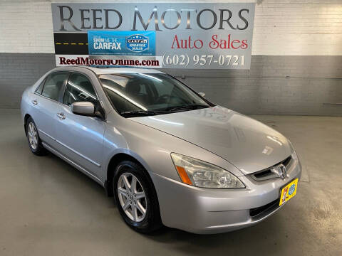 2004 Honda Accord for sale at REED MOTORS LLC in Phoenix AZ