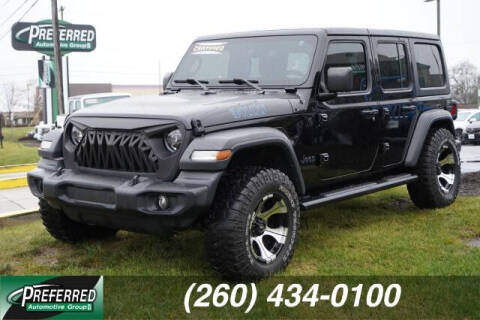 2020 Jeep Wrangler Unlimited for sale at Preferred Auto Fort Wayne in Fort Wayne IN