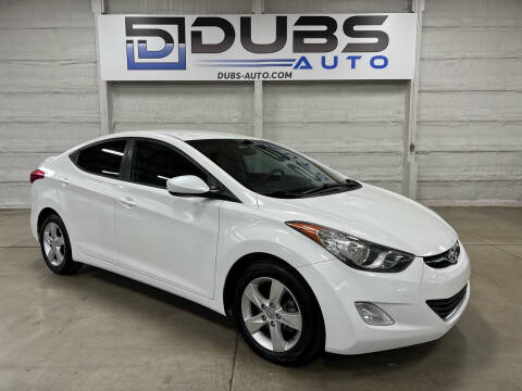 2013 Hyundai Elantra for sale at DUBS AUTO LLC in Clearfield UT