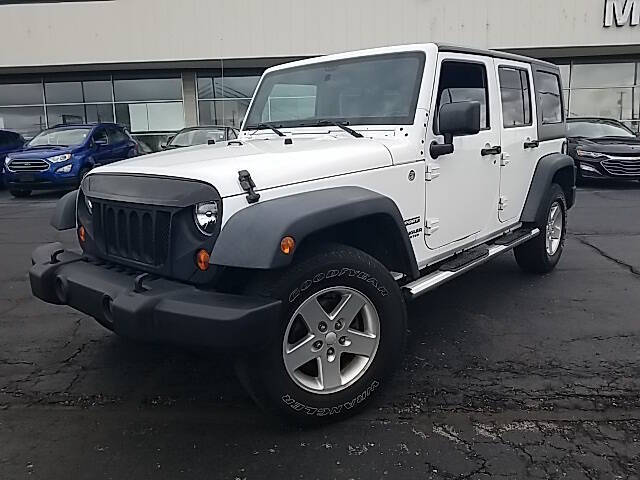 Used 2012 Jeep Wrangler Unlimited Sport with VIN 1C4BJWDGXCL222368 for sale in Bellefontaine, OH