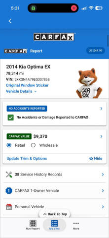 2014 Kia Optima EX