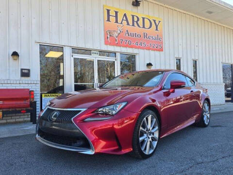 2016 Lexus RC 350 for sale at Hardy Auto Resales in Dallas GA
