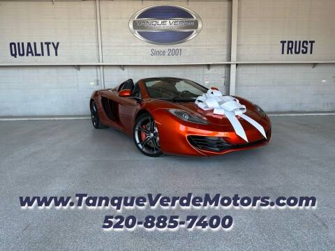 2013 McLaren MP4-12C Spider for sale at TANQUE VERDE MOTORS in Tucson AZ