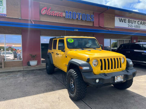 2019 Jeep Wrangler Unlimited for sale at Ohana Motors - Lifted Vehicles in Lihue HI
