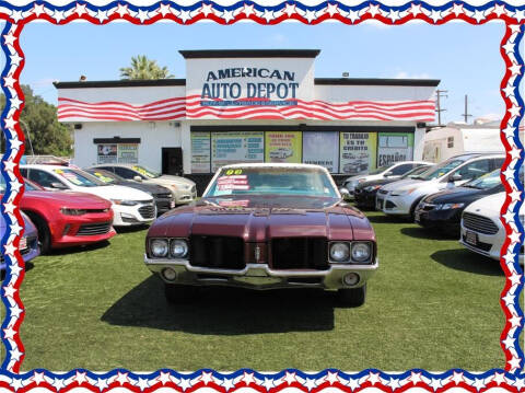 1972 Oldsmobile Cutlass for sale at American Auto Depot in Modesto CA