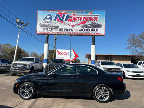 2018 BMW 4 Series for sale at ANF AUTO FINANCE in Houston TX